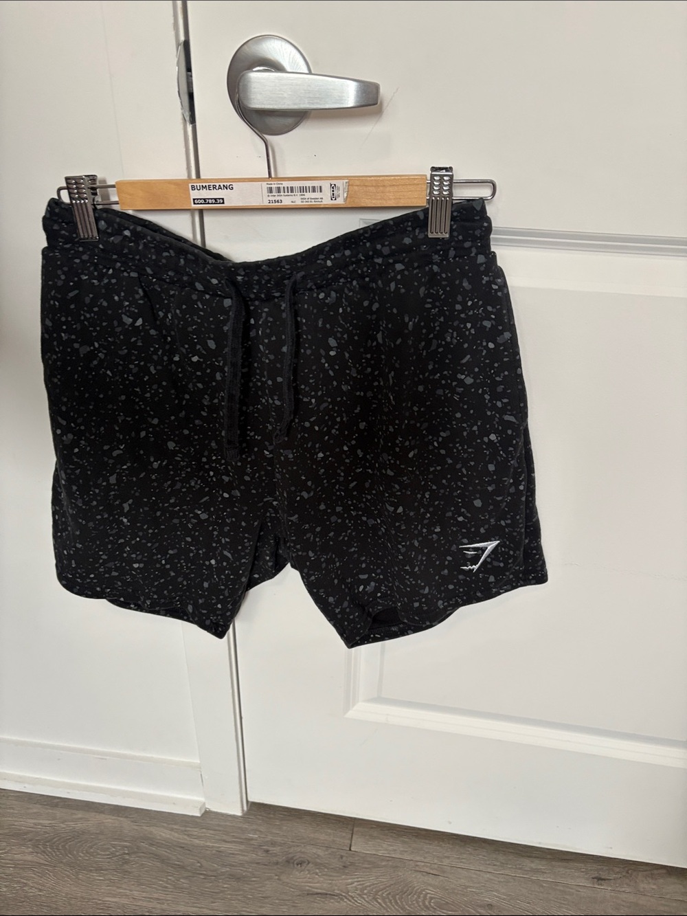 Gymshark Black Speckle Performance Training Shorts